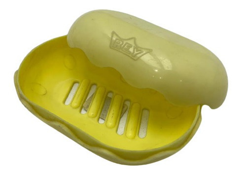 Imagen 1 de 6 de Jabonera Plastica Marina Con Tapa It. Rey 4880 Promo. Xavi