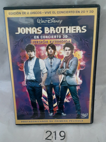 Jonas Brothers En Concierto 3d (2 Dvd) Versión Extendida