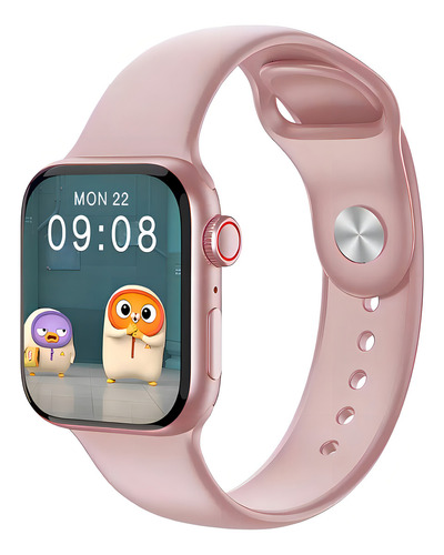 Smartwatch S18 100% A Prova D'água Para Nataçao E Exercício Pulseira Rosa