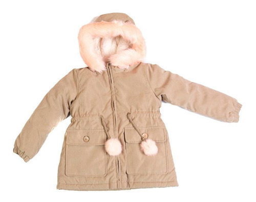 Chaqueta Bebé Niña Beige Pillin