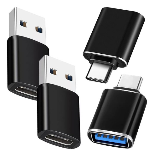 4 Piezas Adaptador Otg Usb Tipo C A Usb 3.0 5gbps