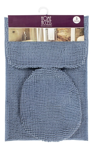 Juego De Baño Chenille Suave Y Absorbente 3 Piezas