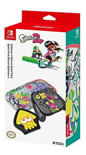 Hori Splatoon 2 Deluxe Splat Pack Con Gatillo De Calamar Con