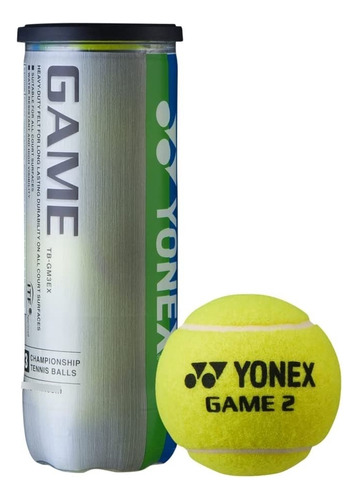 Pelotas De Tenis Yonex Para Práctica Diaria Pote 3 Unidades