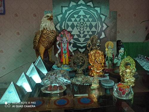 Orgonite Kesh Nano Revestimento Rudraksha Imã Neomidio