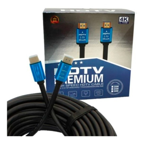 Cable Hdmi 4k 25mt 100% Cobre, Alta Velocid V2.