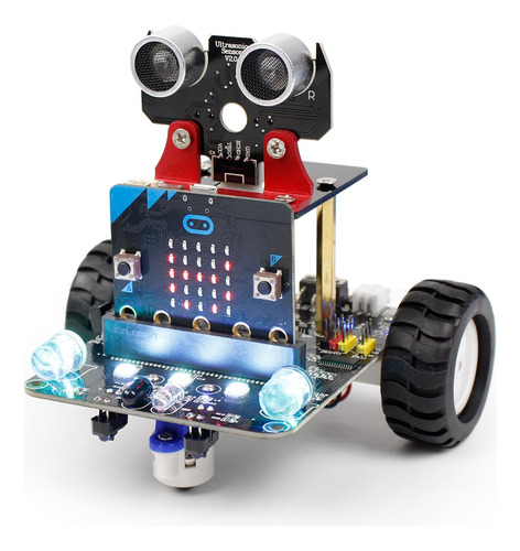 Kit Coche Robots Stem Educativo Niños 10 Compatible Microbit