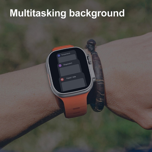 Smartwatch Iwo Dt8 Ultra Com Chamada Bluetooth Nfc