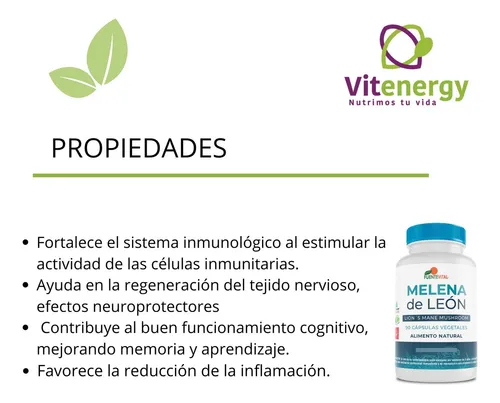 Melena De León Hongo 100% + Menopausia Vitaminas - Pack