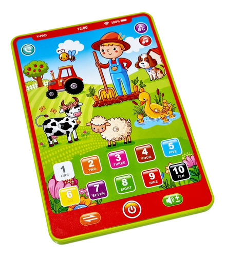 Brinquedo Educacional Inglês Tablet Infantil Multifunção