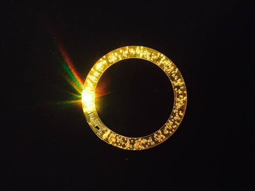 Imagen 9 de 10 de Pulsera Led Luminosa Acrilica Cambia De Color Cotillon X 30
