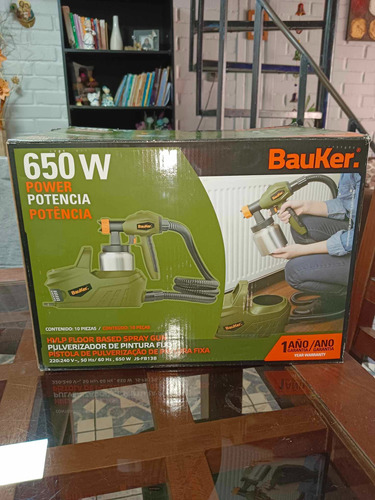 Pistola Para Pintar Eléctrica Bauker 650 W 