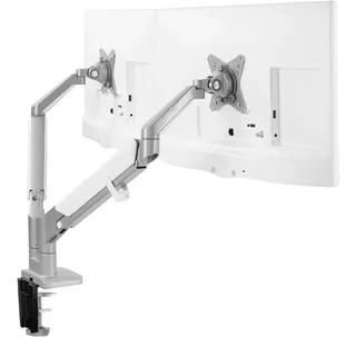 Rack Soporte Aluminio Doble Brazo 2 Monitores De 17 A 32