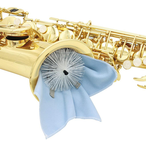 Saxo Alto Tenor Saxofón Mástil Arrojar A Través De Paño