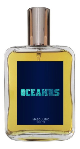 Perfume Oceanus 100ml - Essência Importada + Óleo Essencial