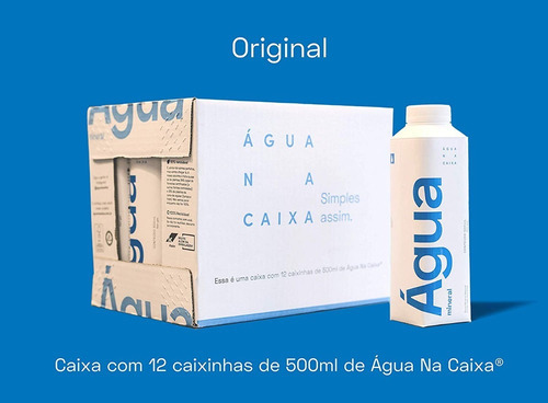 12 Garrafas 500ml Cada Água Mineral Na Caixa Sem Gás Top