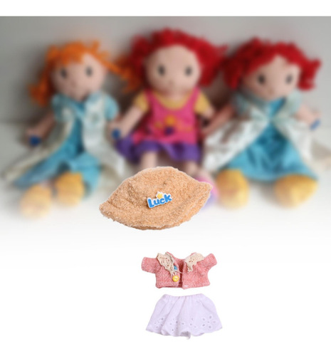 Abrigo Para Muñecas Y Traje De Falda Corta, Disfraz De Ropa