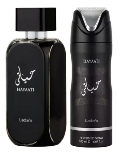 Lattafa Hayaati Edp 100ml + Spray Concentrado 200ml