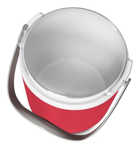 Imagem 7 de 11 de Cooler Térmico Vermelho 9qt 8,5 Litros Coleman Party Circle