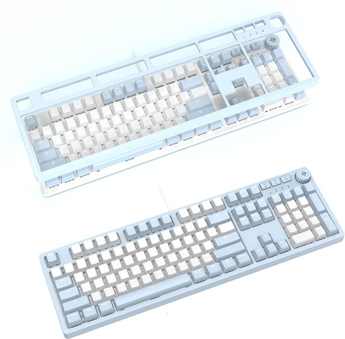 Imagen 3 de 7 de Teclado Mecánico Retroiluminado Switch Brown Ajazz Ak515
