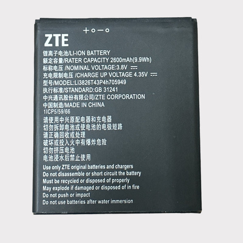 Batería Compatible Con Zte A530/a52019/a3 2020/l210/2600