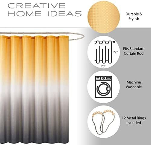 Cortinas Para Ducha Creative Home Ideas Degradada-amarillo/g
