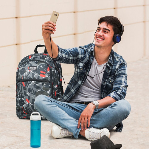 Mochila Kossok Praga - Escolar - Urbana - Reforzada Kossok