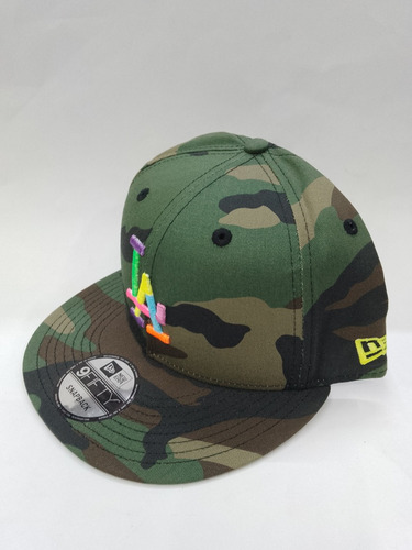 Gorra Dodgers Camuflada Candi 9fifty Snapback.