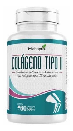 Colágeno Tipo 2 Desnaturalizado + Vitaminas 60caps Melcoprol Sabor Sin Sabor