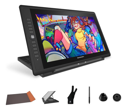 Gaomon Pd156pro Tableta Dibujo 15.6 Con Pantalla Laminada Y