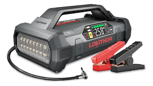 Arrancador Bateria Compresor Portátil 2000a Linterna 4 En 1