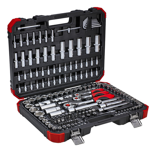 Jogo De Soquetes Sextavados 172 Peças R45603172 Gedore Red