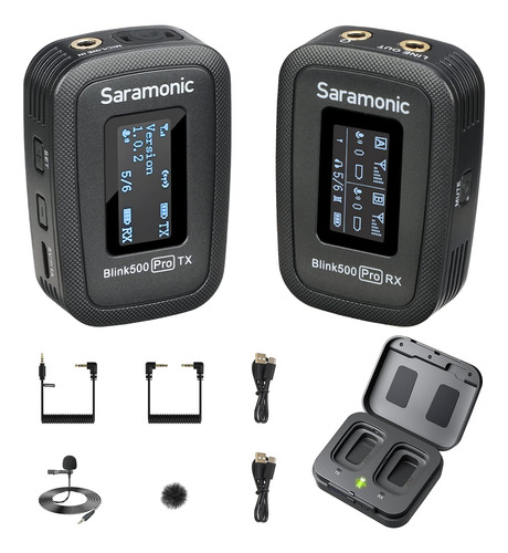 Saramonic Upgraded Blink500 Pro 2.4ghz Dual-channel Wireless