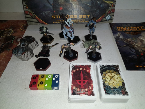 Mutant Chronicles Juego De Mesa Fantasy Flight Incompleto (Usado)