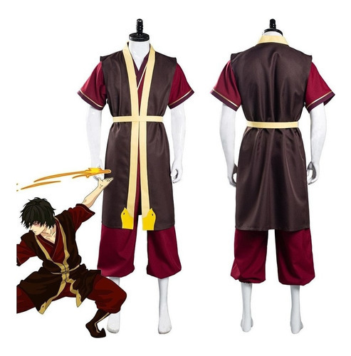 Avatar The Last Airbender Zuko Traje De Ropa Hombre Cosplay