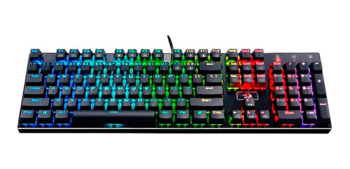 Teclado Gamer Mecánico Redragon K556 Devarajas / Rgb Chroma 