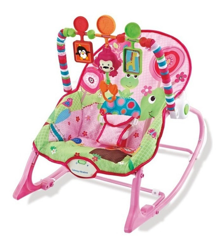 Imagen 1 de 3 de Silla Mecedora Bebe Reforzada Con Música Y Vibración 18 Kg