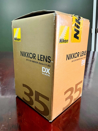 Lente Nikon Dx 35mm 1.8g