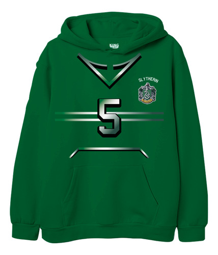 Sudadera Harry Potter Quidditch Frente Y Vuelta Howarts