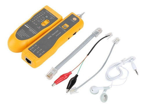 Imagen 2 de 4 de Tester Red Lan Rj45 Wire Tracker Buscador Cable Rj11 Cat5