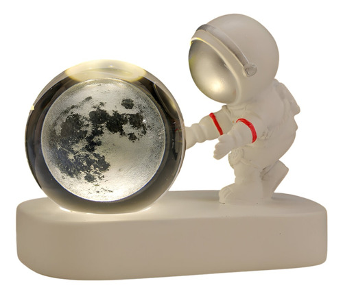 Lampara Modelo Astronauta Con Esfera 3d Diseño Luna