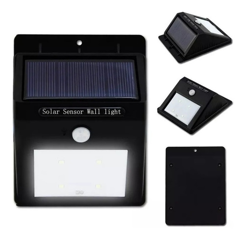 Imagen 2 de 6 de Panel Reflector Solar 30 Led 6w Ip 65 Para Exterior Fijo