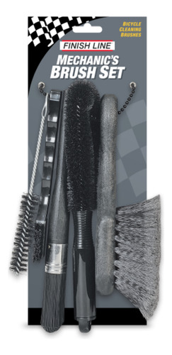 Cepillos De Limpieza Easy Pro Finish Line Kit - Equino Bike Negro