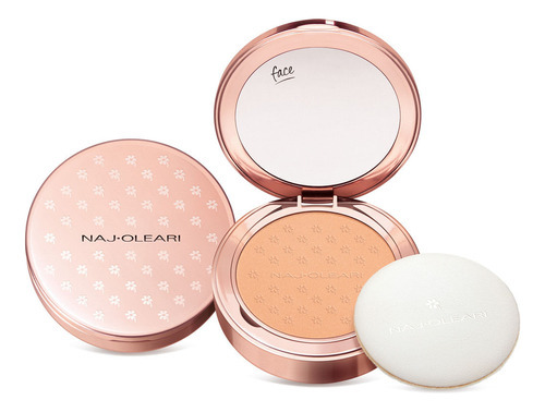 Polvo Naj Oleari Skin Caress Pressed Powder 02 Peach Pink