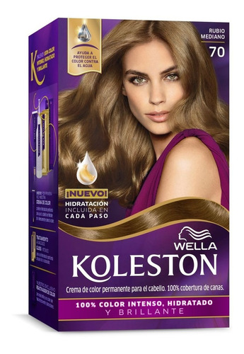 Kit Tinta Wella Professionals  Koleston tono 70 runio mediano para cabello