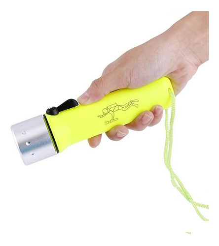 Linterna para buceo Linterna táctica 180lm 3w