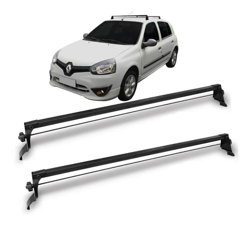 Rack De Tetobagageiro Aco Renault Clio 4 Portas 2008