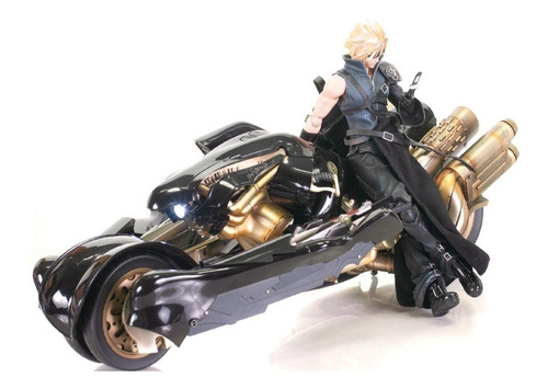 Play Arts Kai Cloud Strife Y Fenrir Final Fantasy V I I (Usado)