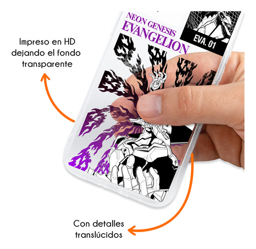 Funda Para Huawei Neon Genesis Evangelion Eva 01 Shinji Case