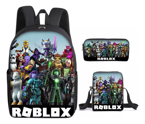 Mochila Roblox Bolsa De Lápices Bolsa De Hombro Portátil Via